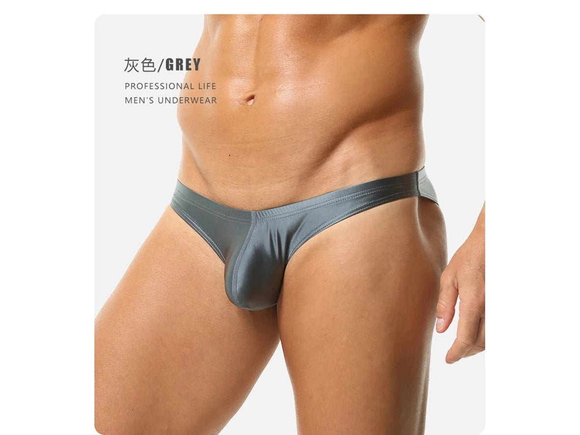 Aero Satin — Butt-Lifting Low-Rise Gay Briefs