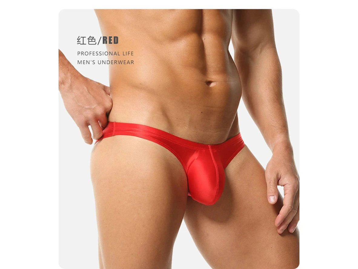 Aero Satin — Butt-Lifting Low-Rise Gay Briefs