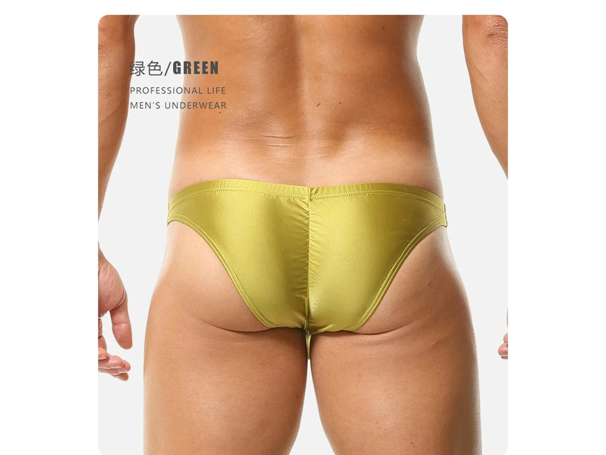 Aero Satin — Butt-Lifting Low-Rise Gay Briefs