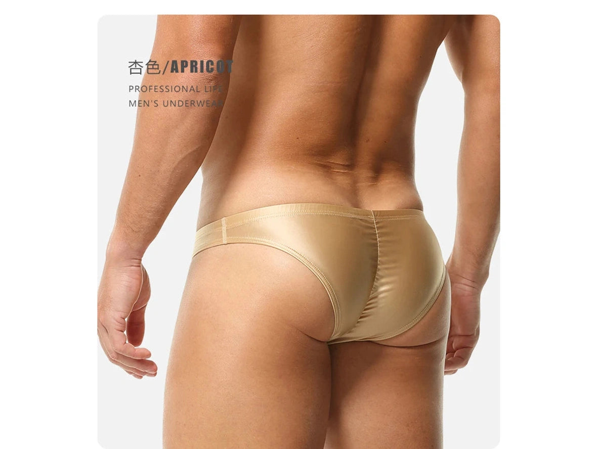 Aero Satin — Butt-Lifting Low-Rise Gay Briefs