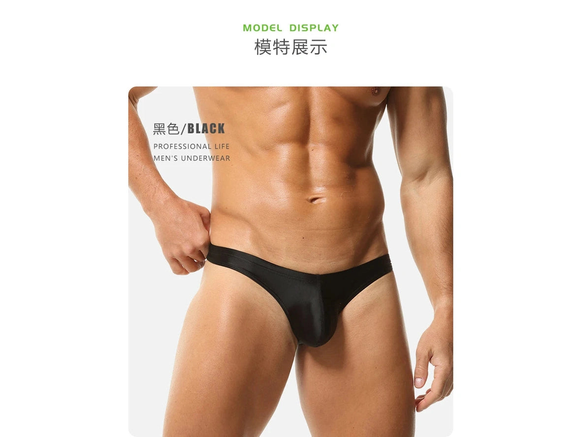 Aero Satin — Butt-Lifting Low-Rise Gay Briefs