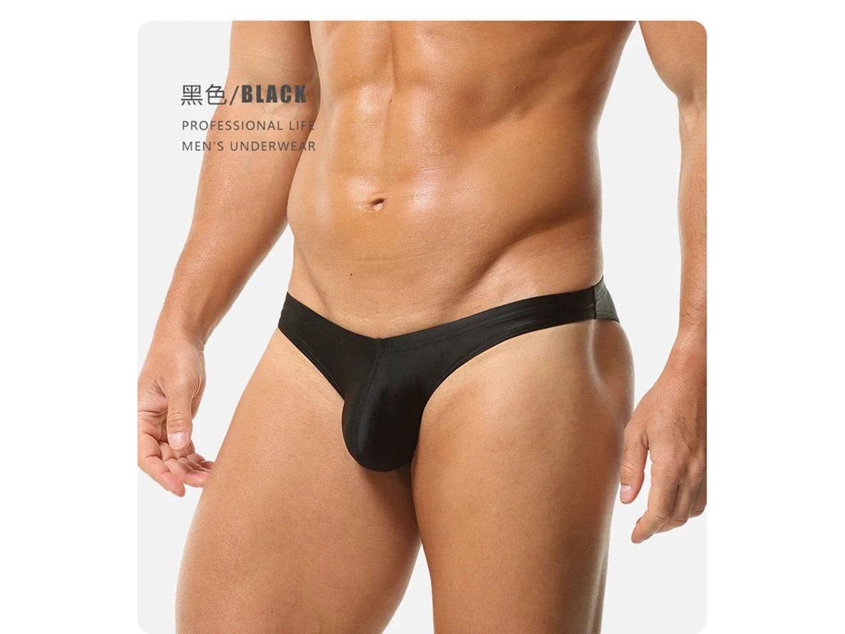 Aero Satin — Butt-Lifting Low-Rise Gay Briefs