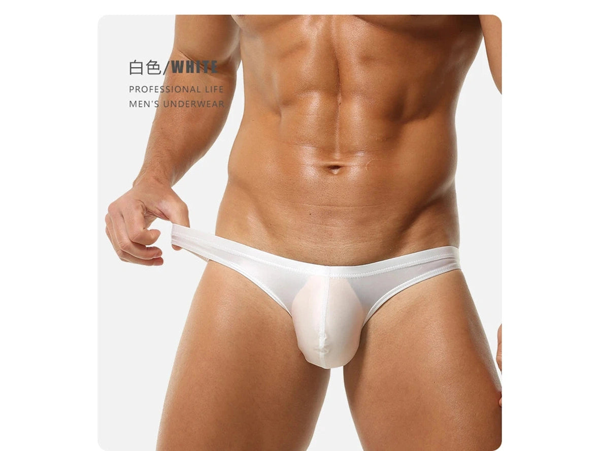 Aero Satin — Butt-Lifting Low-Rise Gay Briefs
