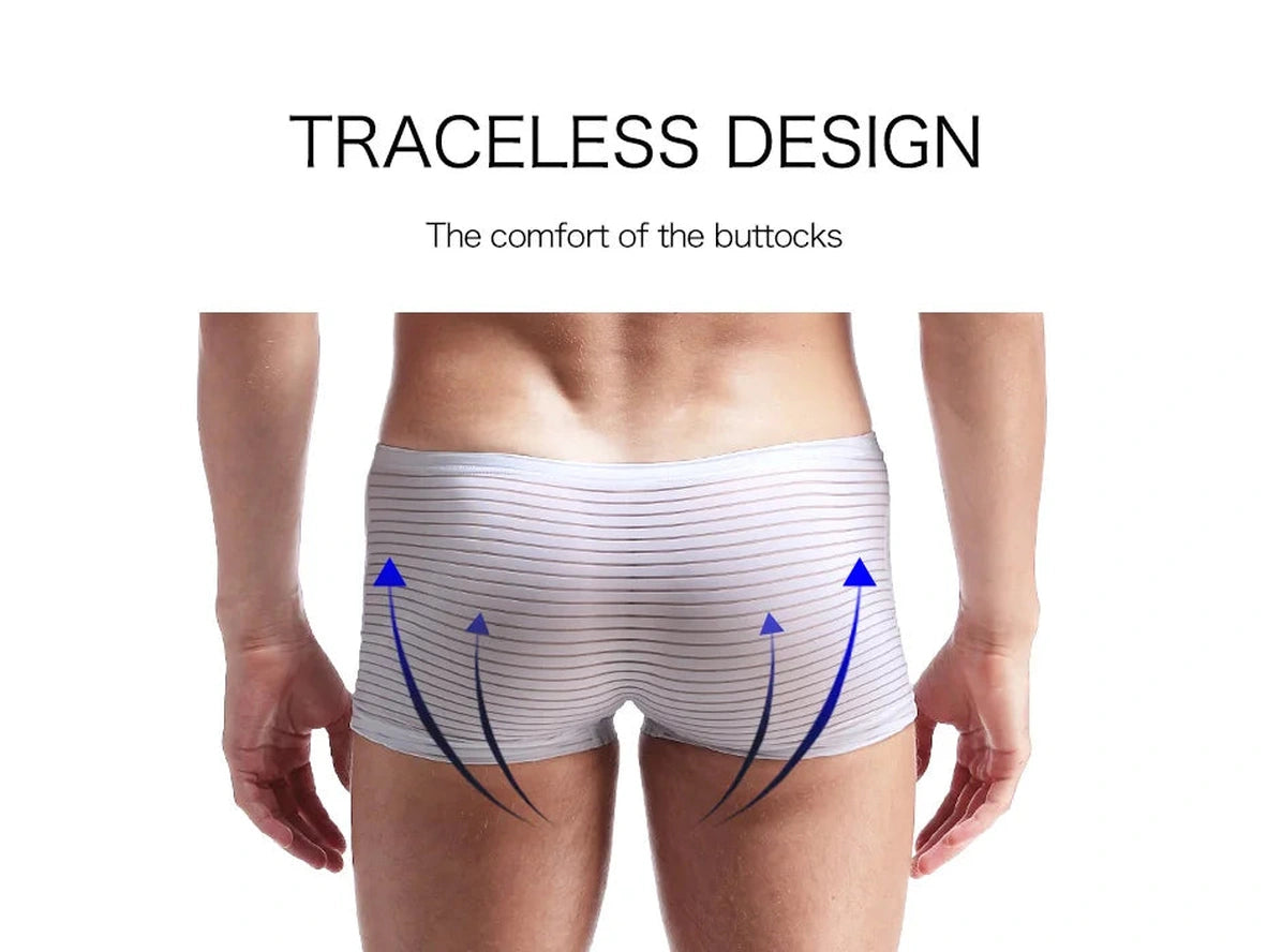 Air-Grid — Ultra-Thin Sheer Mesh Gay Boxer Briefs