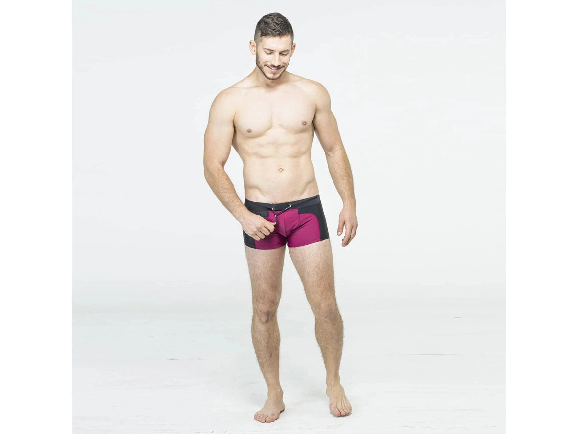 Aqua Edge – TADDLEE Square Cut Gay Swim Trunks