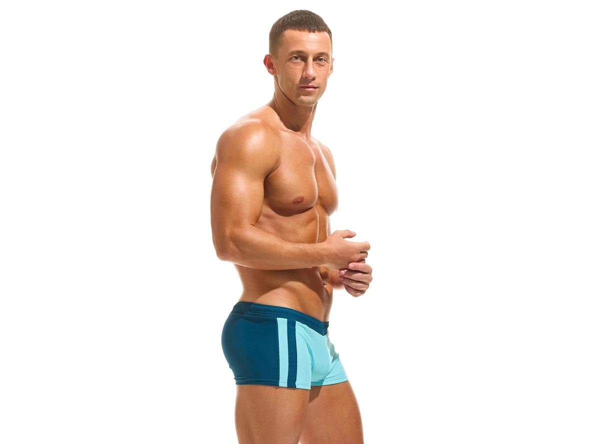 Aqua Edge – TADDLEE Square Cut Gay Swim Trunks