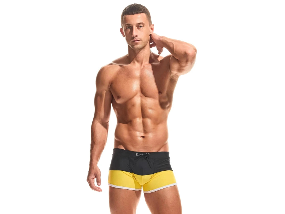 Aqua Edge – TADDLEE Square Cut Gay Swim Trunks