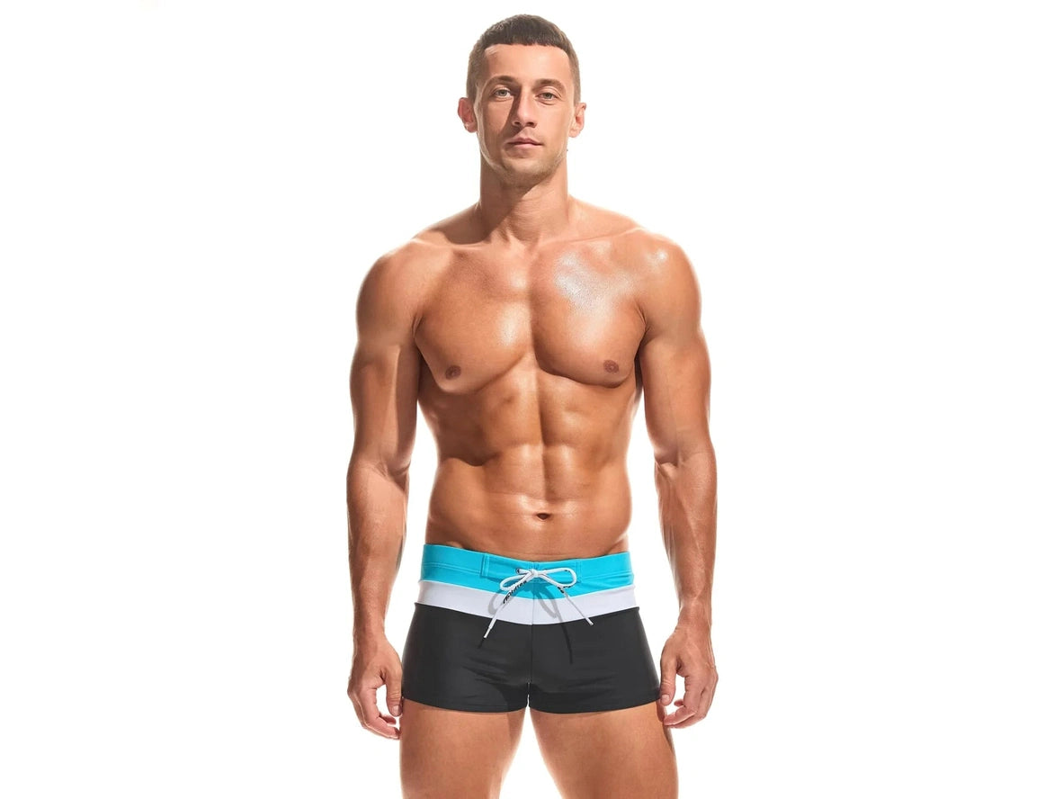Aqua Edge – TADDLEE Square Cut Gay Swim Trunks
