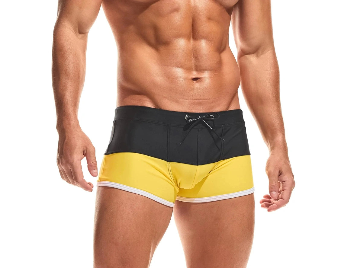 Aqua Edge – TADDLEE Square Cut Gay Swim Trunks