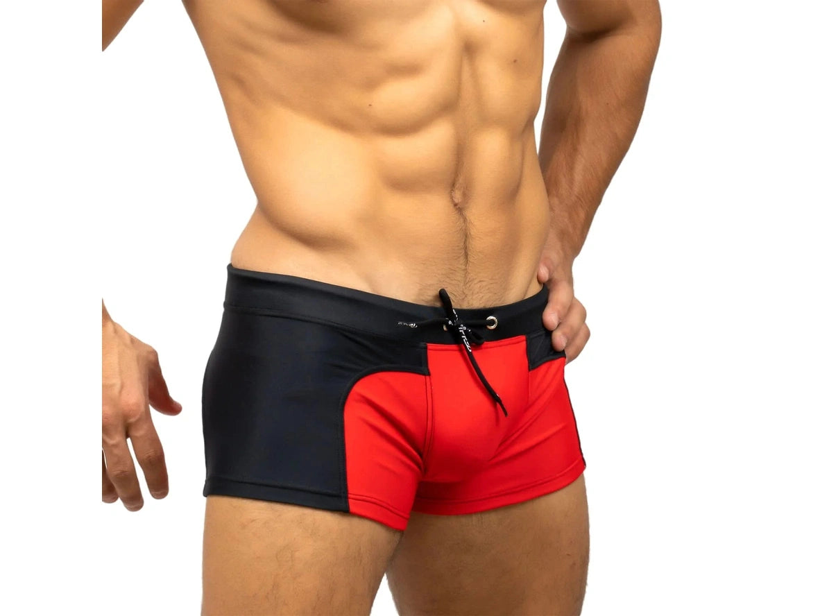 Aqua Edge – TADDLEE Square Cut Gay Swim Trunks