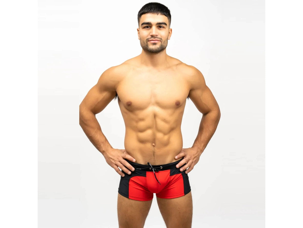 Aqua Edge – TADDLEE Square Cut Gay Swim Trunks