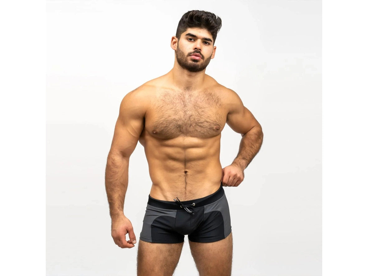 Aqua Edge – TADDLEE Square Cut Gay Swim Trunks