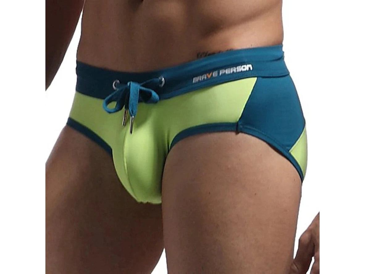 Aqua Grip – BRAVE PERSON Gay Swim Briefs