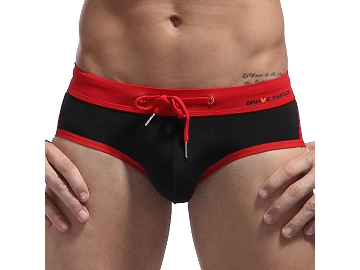 Aqua Grip – BRAVE PERSON Gay Swim Briefs