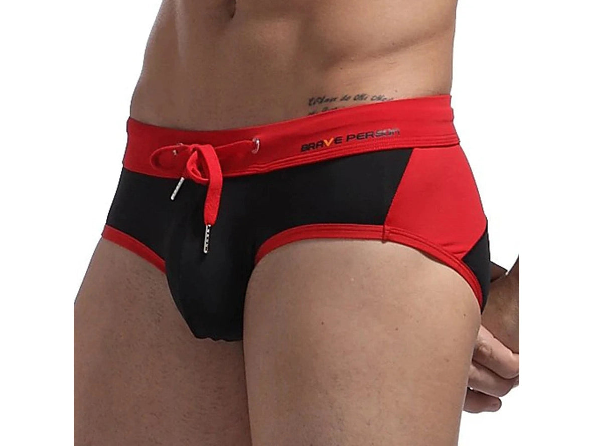 Aqua Grip – BRAVE PERSON Gay Swim Briefs