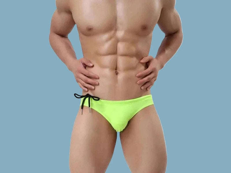 Bold Exposure – BRAVE PERSON Sport-Cut Gay Swim Briefs