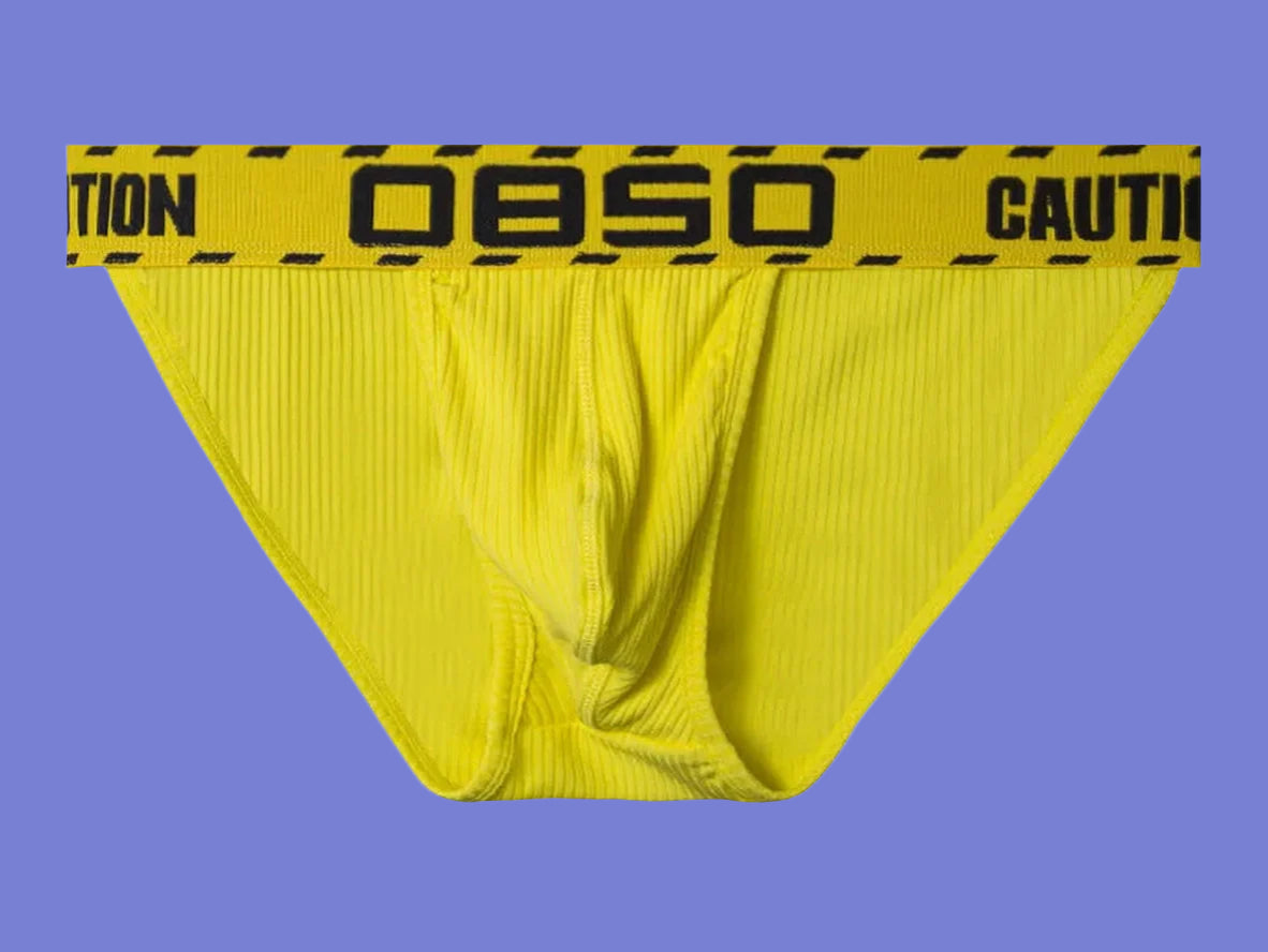 Caution 0850 – Ribbed Athletic Gay Briefs