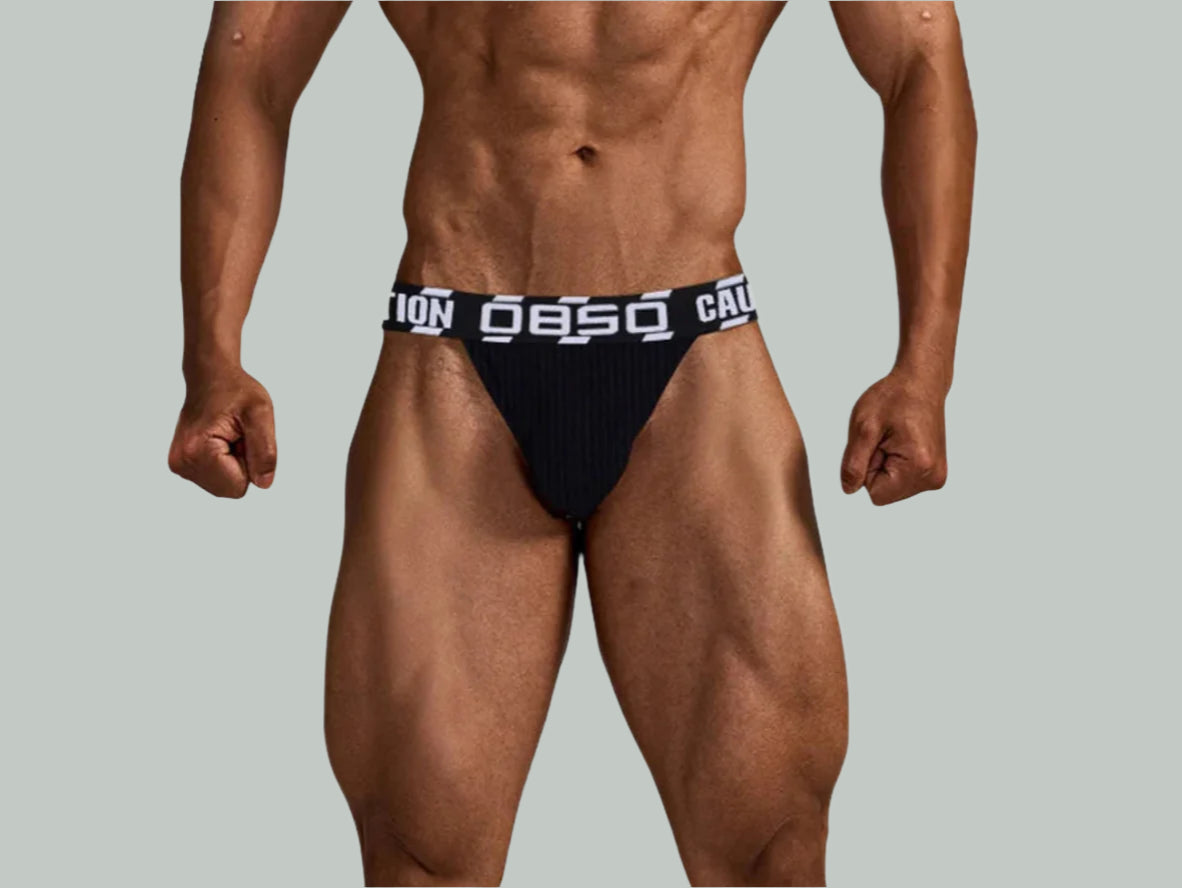 Caution 0850 – Ribbed Athletic Gay Briefs