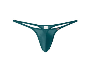 Cheek Fit - UNDER MOON Bare Contour Gay Thong - Dark green / M Waist 29-31"