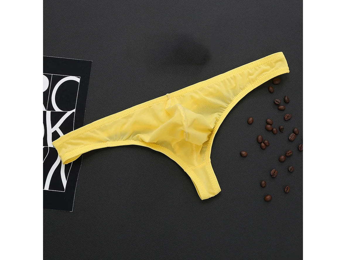 Clear Water — Ice-Silk Gay Thongs