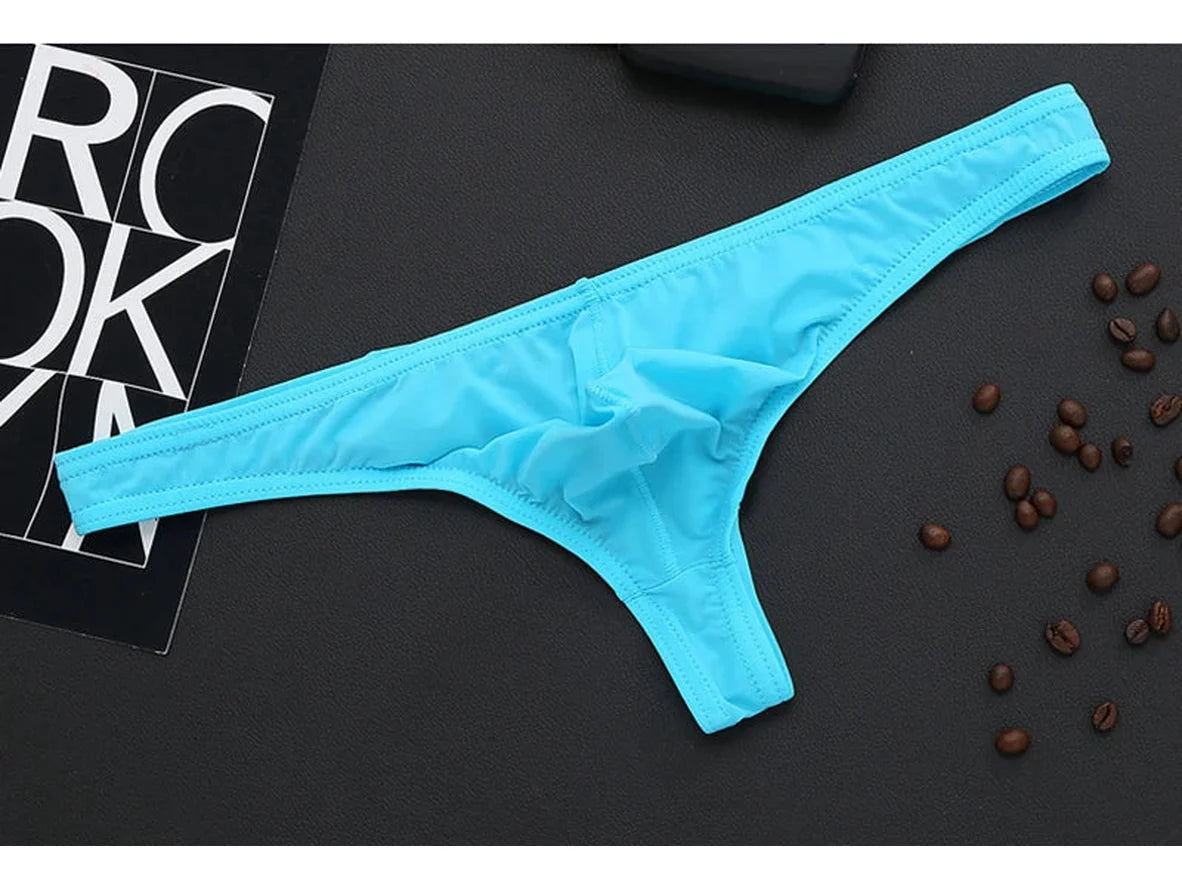 Clear Water — Ice-Silk Gay Thongs