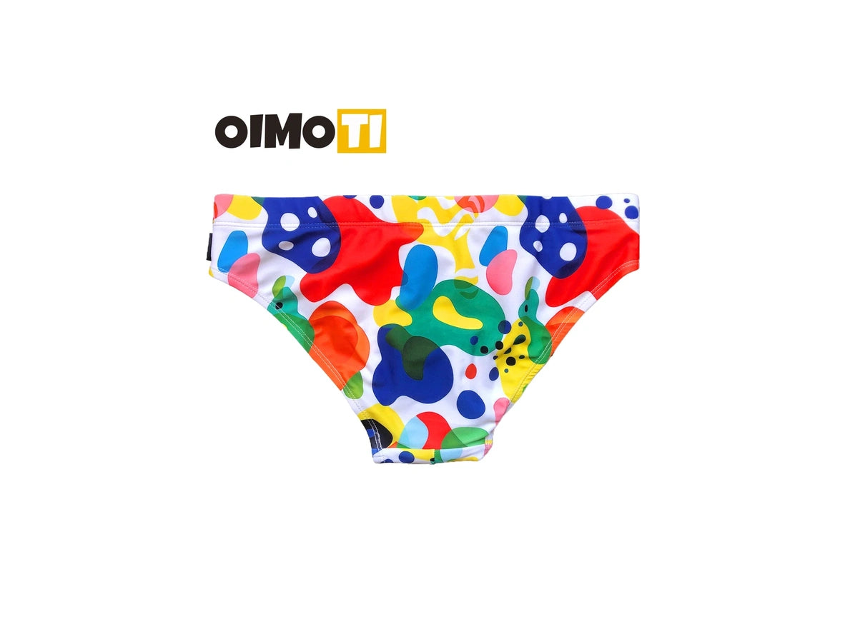 Color Splash – OIMOTI Abstract Gay Swim Briefs