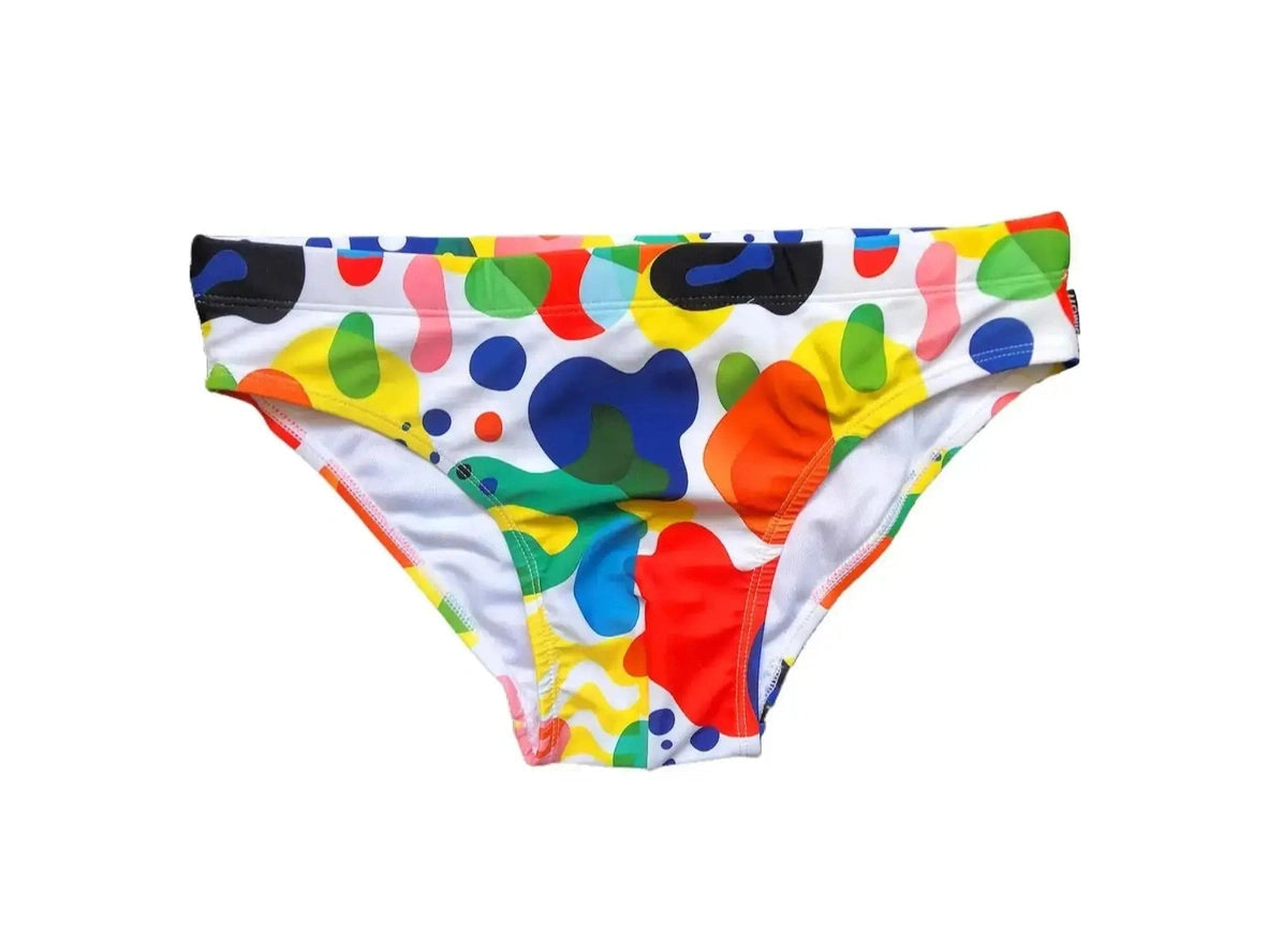 Color Splash – OIMOTI Abstract Gay Swim Briefs