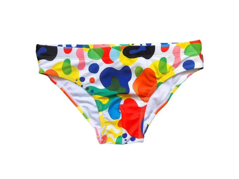 Color Splash – OIMOTI Abstract Gay Swim Briefs
