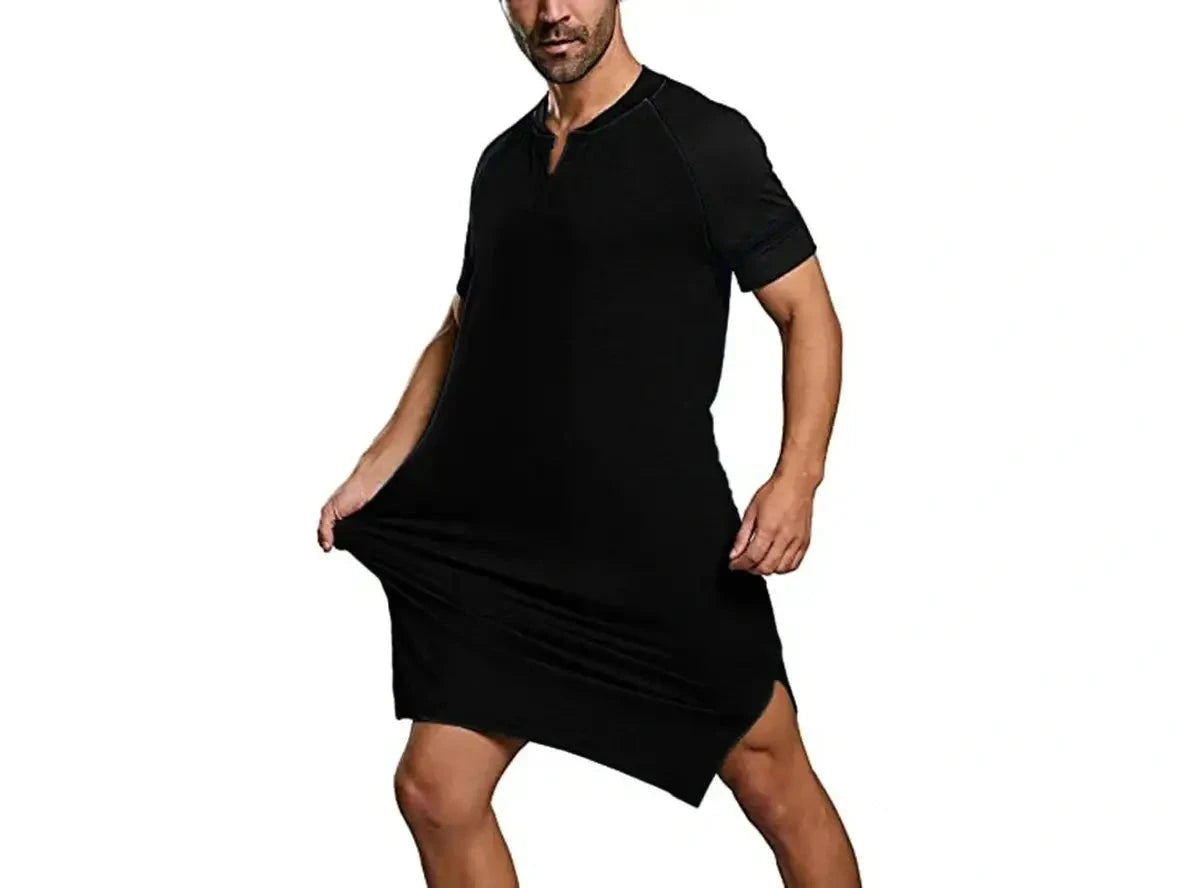 Cozy Drift – Short Sleeve Gay Loungewear