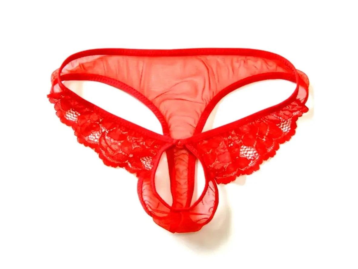 Dream Lace – Open Crotch Gay Thong