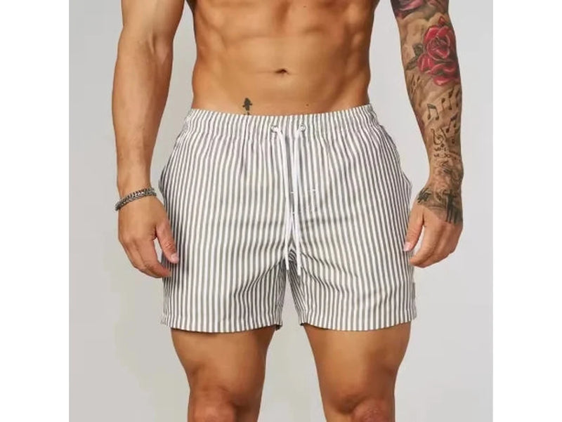 Gay Beach Shorts | Casual Summer Stripe Shorts