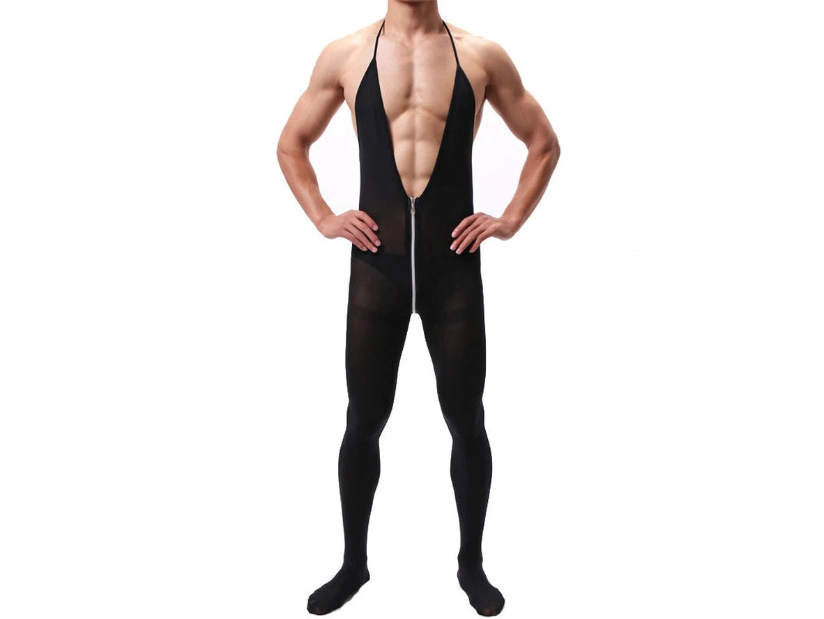 Gay Bodystockings | Lingerie Zipper Bodysuit