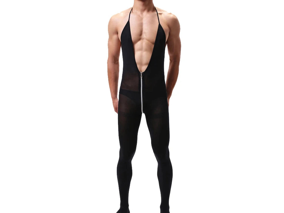 Gay Bodystockings | Lingerie Zipper Bodysuit