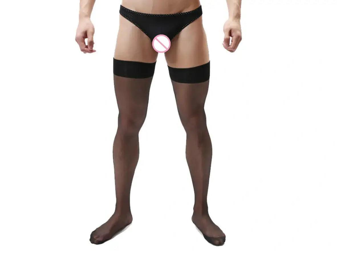 Gay Bodystockings | Nylon Thigh High Stockings