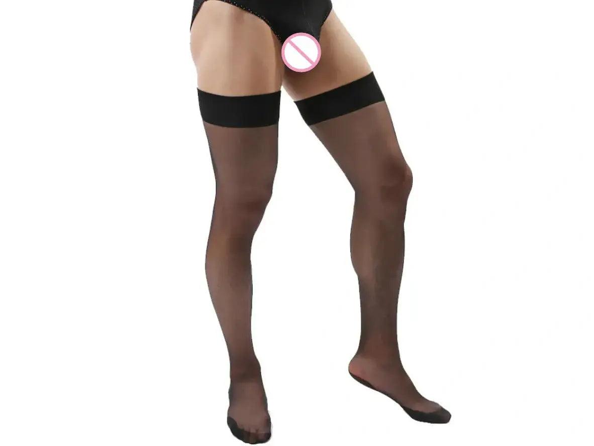 Gay Bodystockings | Nylon Thigh High Stockings
