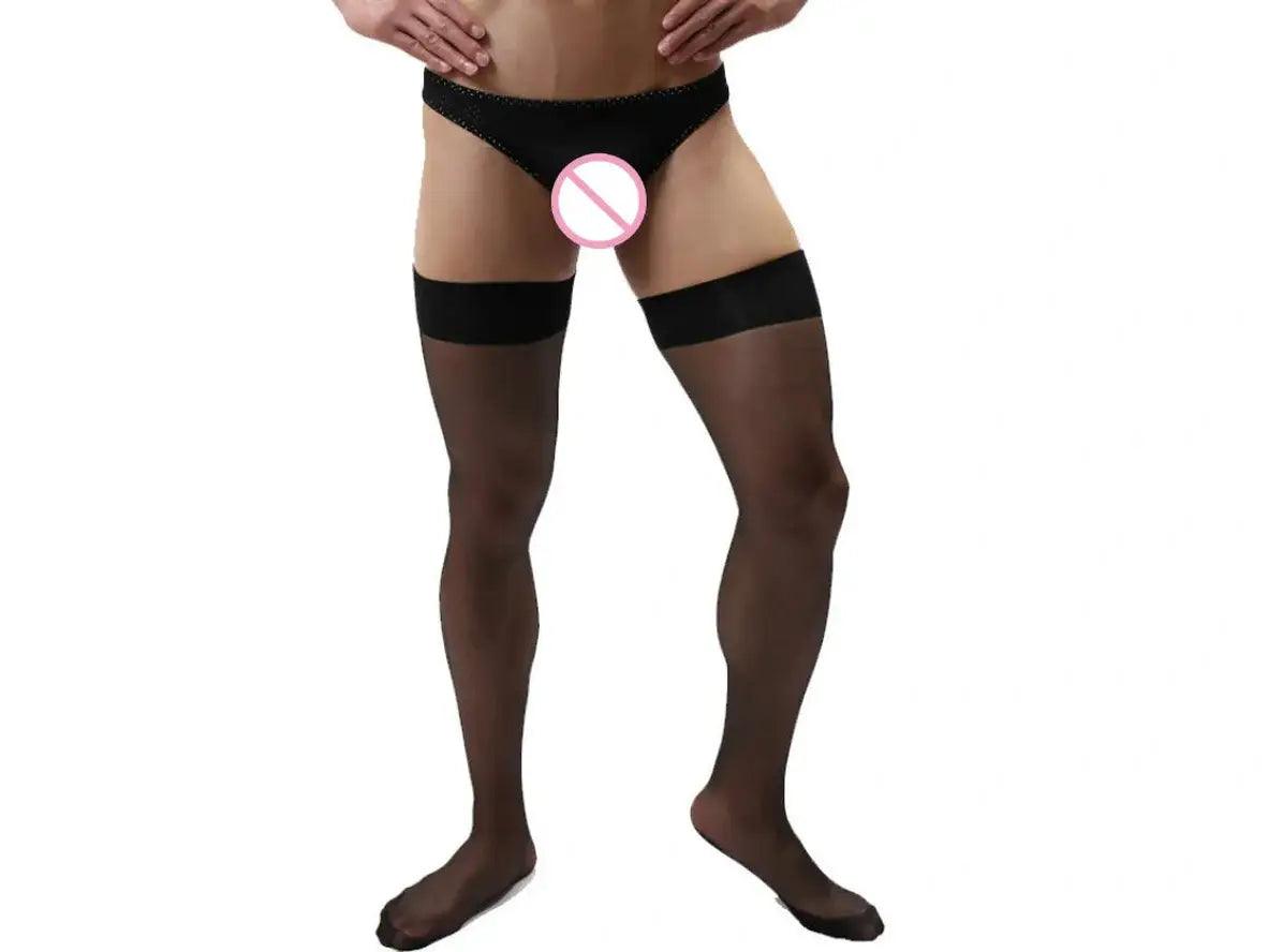 Gay Bodystockings | Nylon Thigh High Stockings