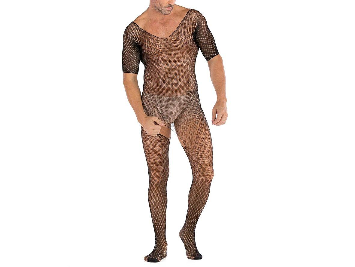 Gay Bodystockings | Sexy Open Crotch Sleepwear