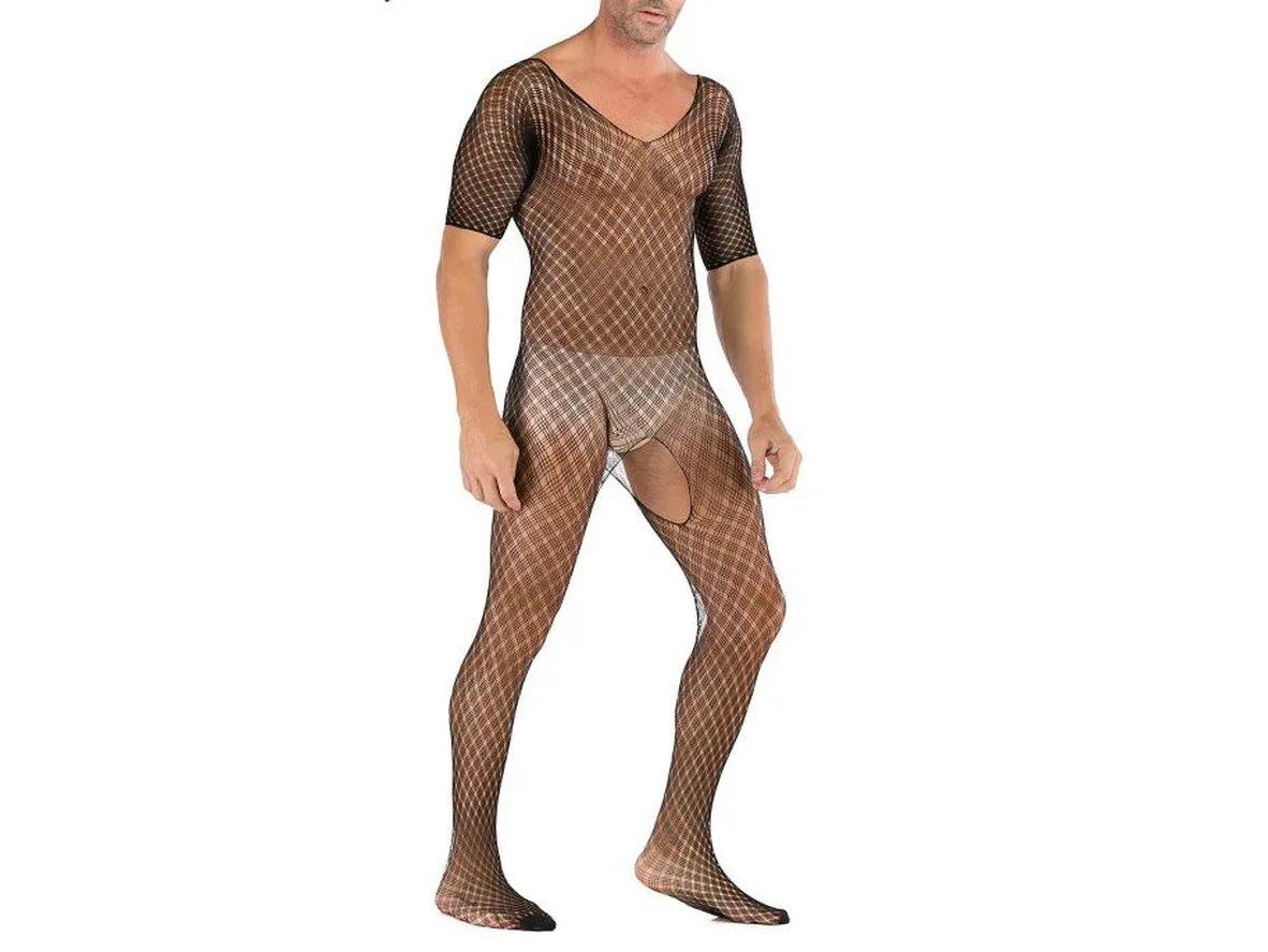 Gay Bodystockings | Sexy Open Crotch Sleepwear