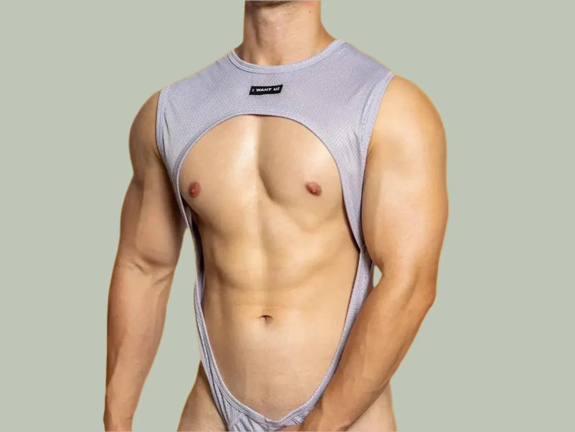 Gay Bodysuits | D.M Collection "I want u!" Bodysuit