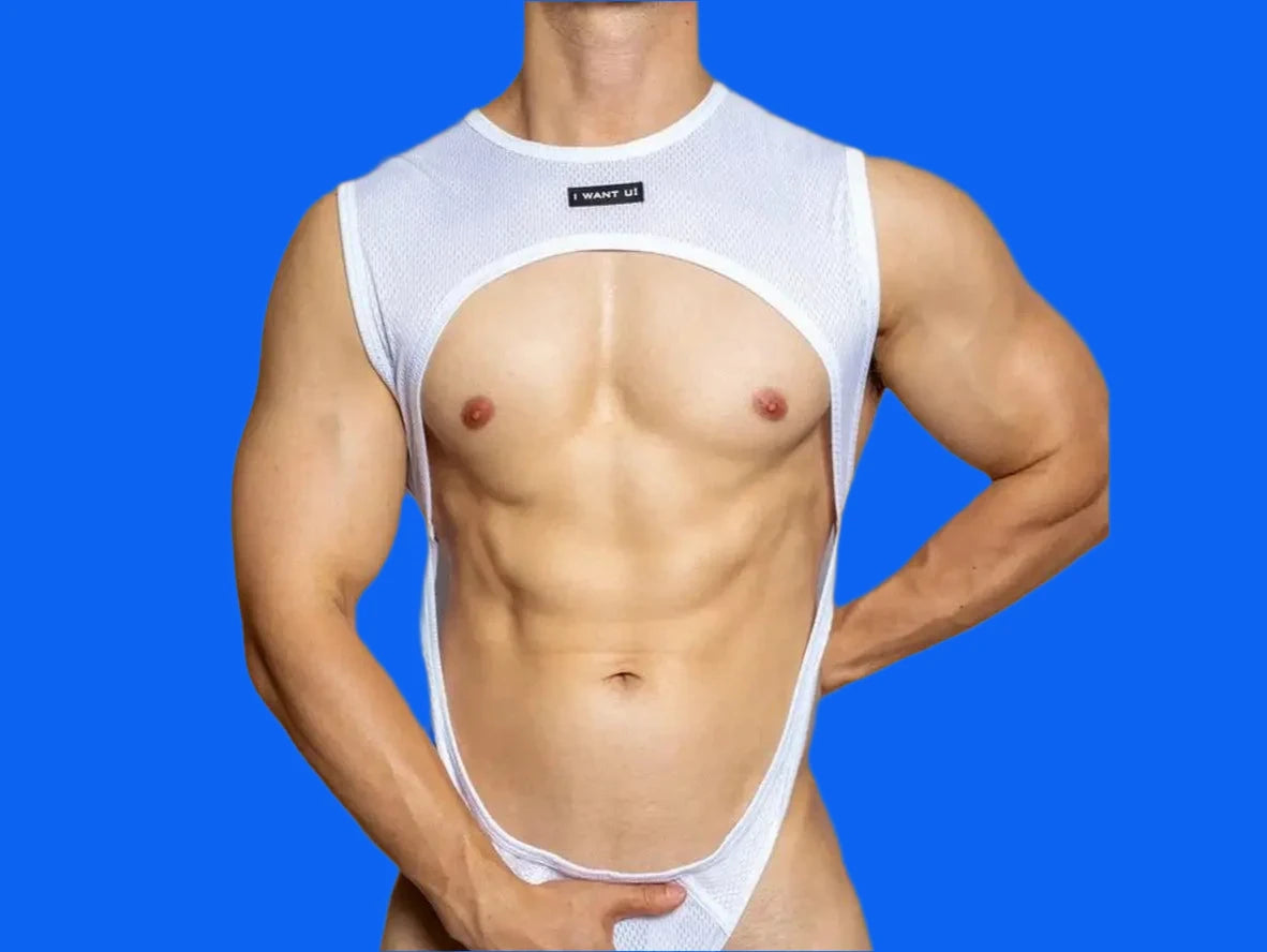 Gay Bodysuits | D.M Collection "I want u!" Bodysuit
