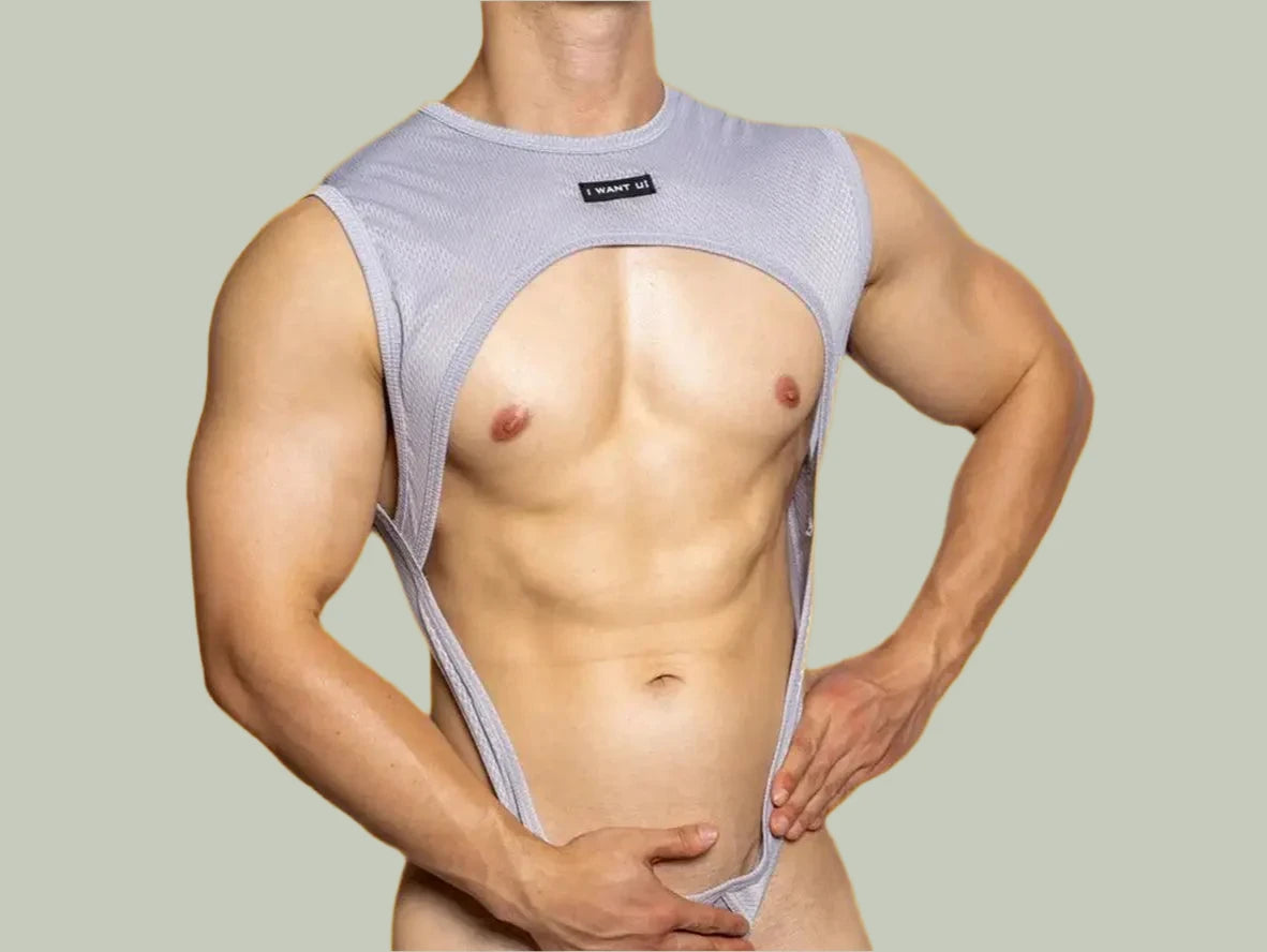 Gay Bodysuits | D.M Collection "I want u!" Bodysuit