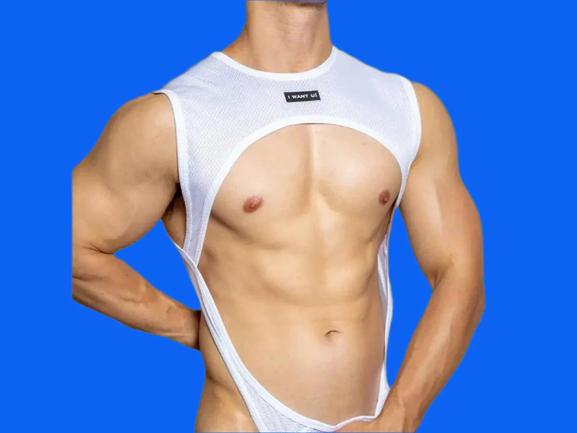 Gay Bodysuits | D.M Collection "I want u!" Bodysuit