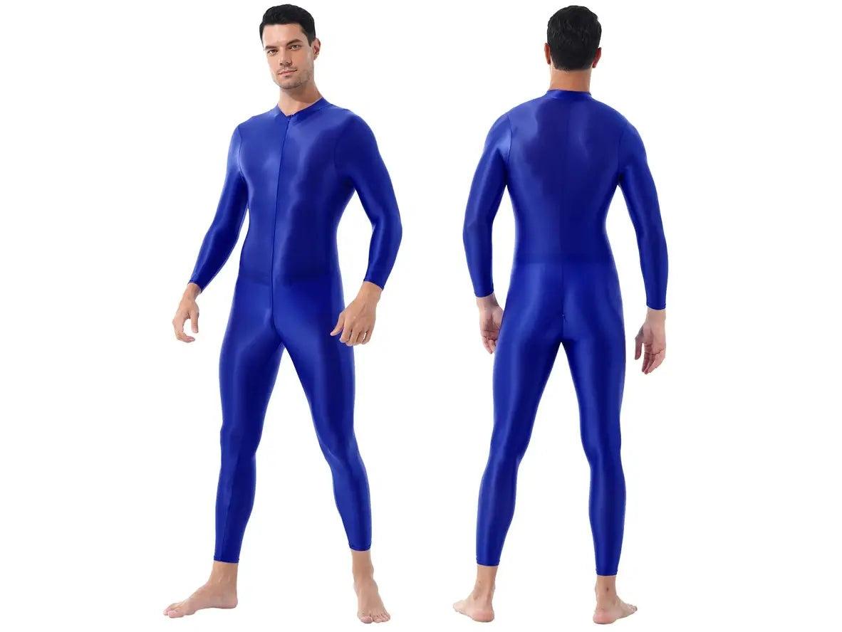 Gay Bodysuits | Sexy Ankle Length Zipper Bodystocking