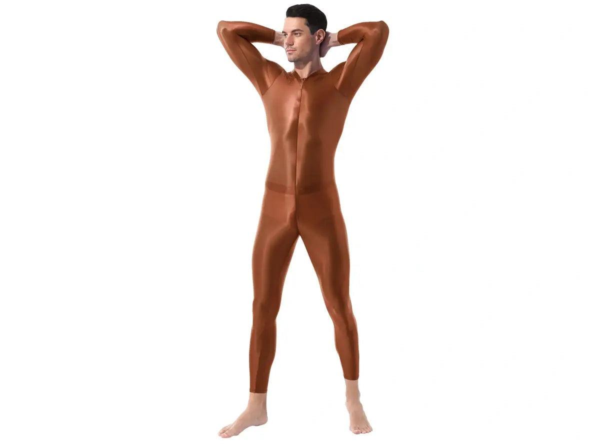 Gay Bodysuits | Sexy Ankle Length Zipper Bodystocking