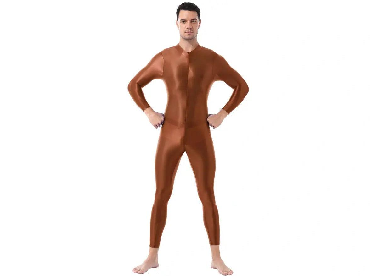 Gay Bodysuits | Sexy Ankle Length Zipper Bodystocking