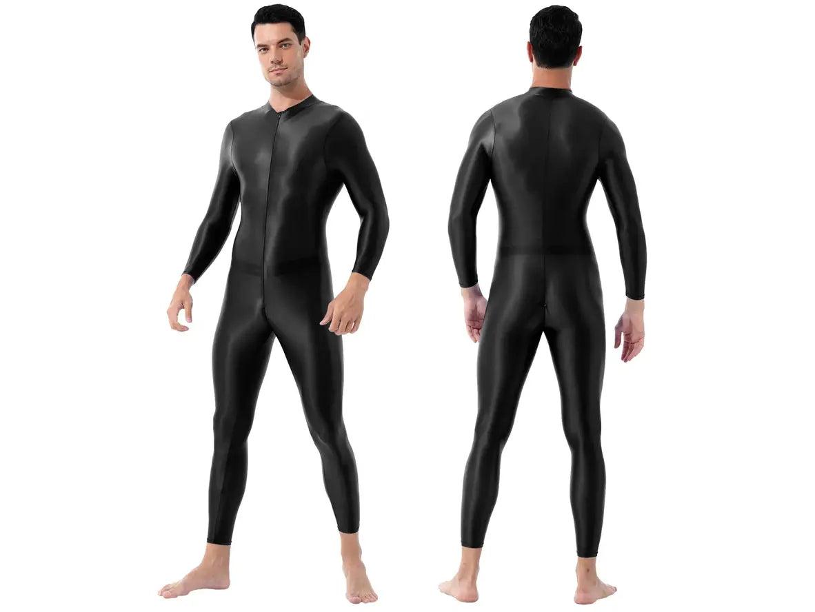 Gay Bodysuits | Sexy Ankle Length Zipper Bodystocking