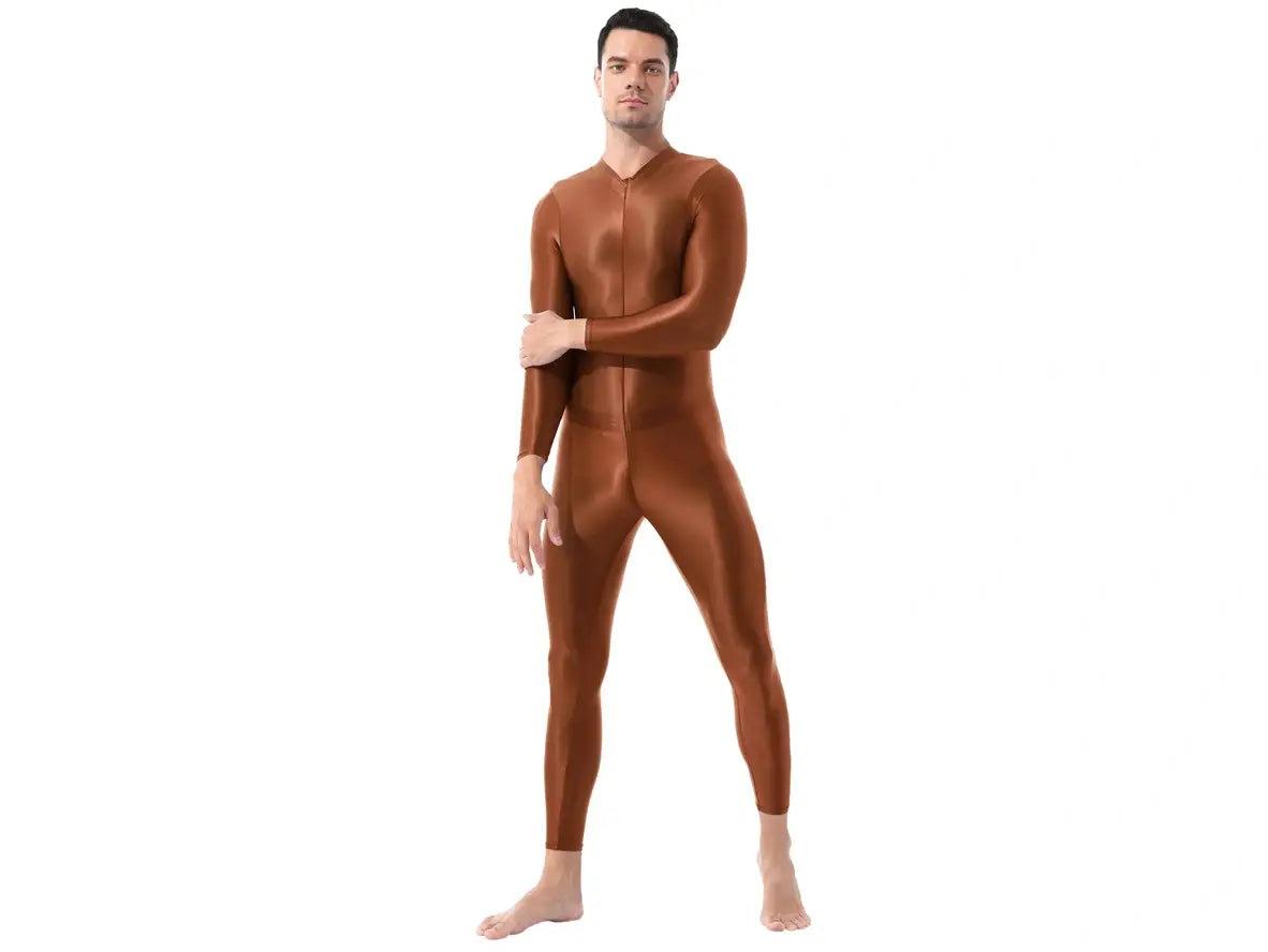 Gay Bodysuits | Sexy Ankle Length Zipper Bodystocking