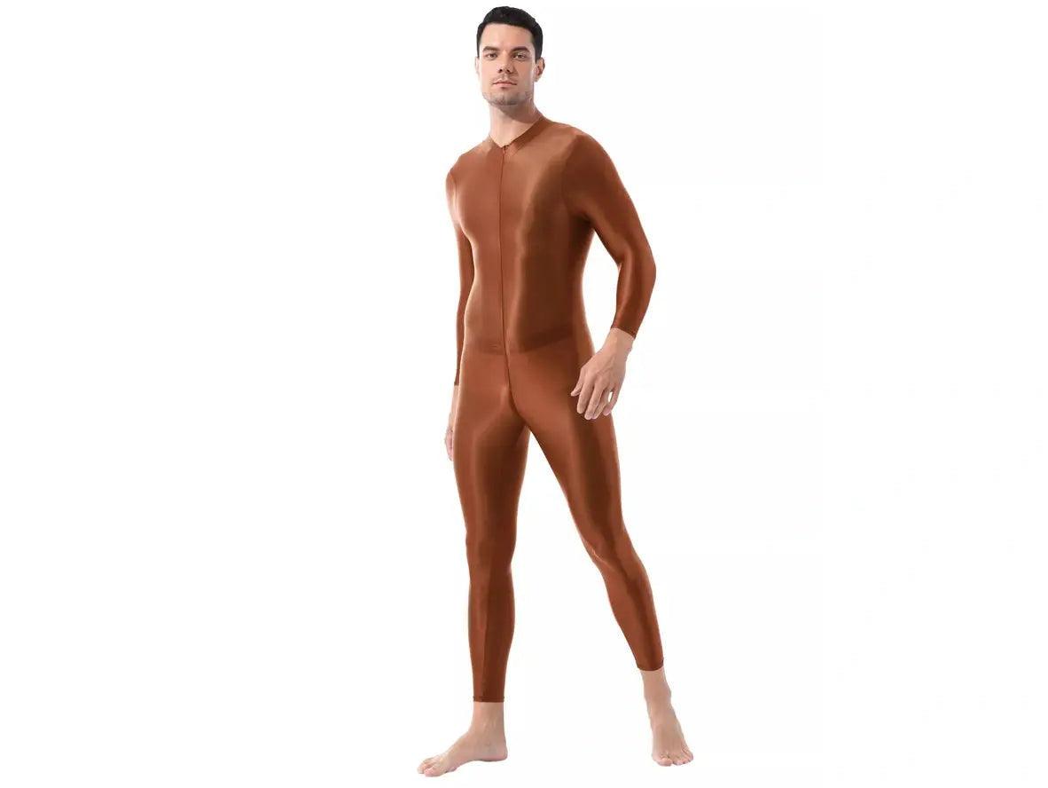 Gay Bodysuits | Sexy Ankle Length Zipper Bodystocking