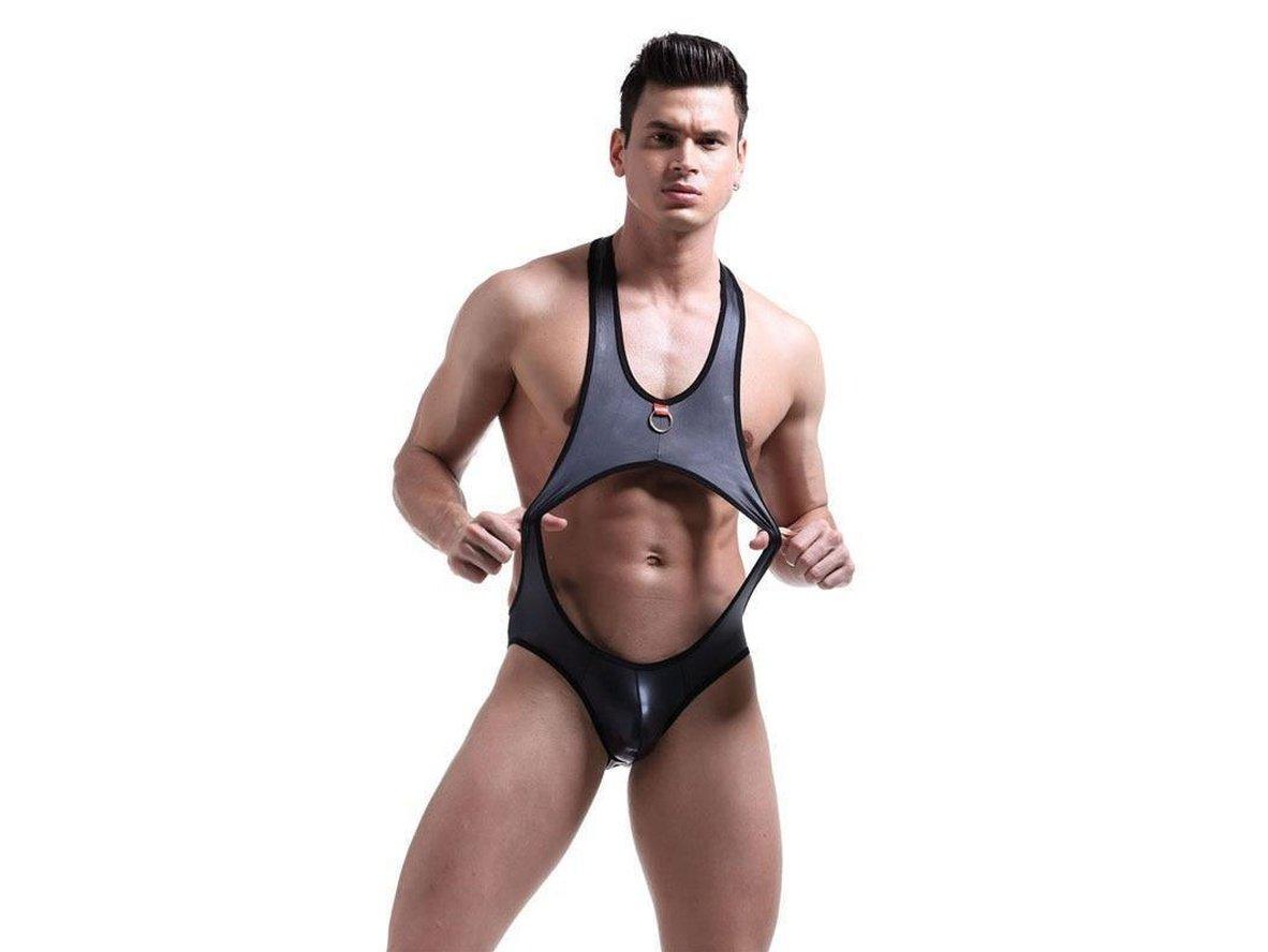 Gay Bodysuits | Sexy Open Butt Wrestling Bodysuit