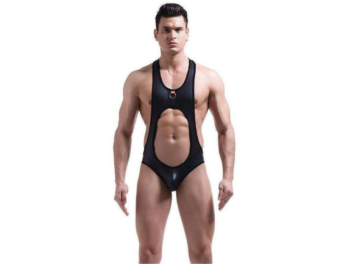 Gay Bodysuits | Sexy Open Butt Wrestling Bodysuit